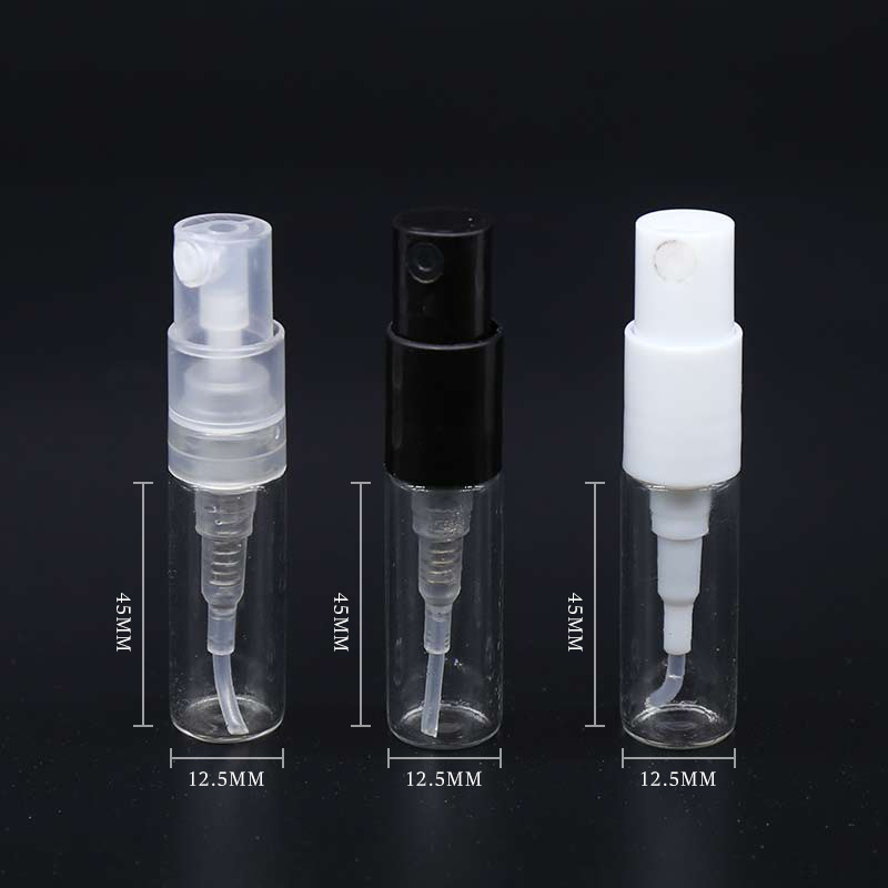 2ml perfume bottle glass bottle with atomizer