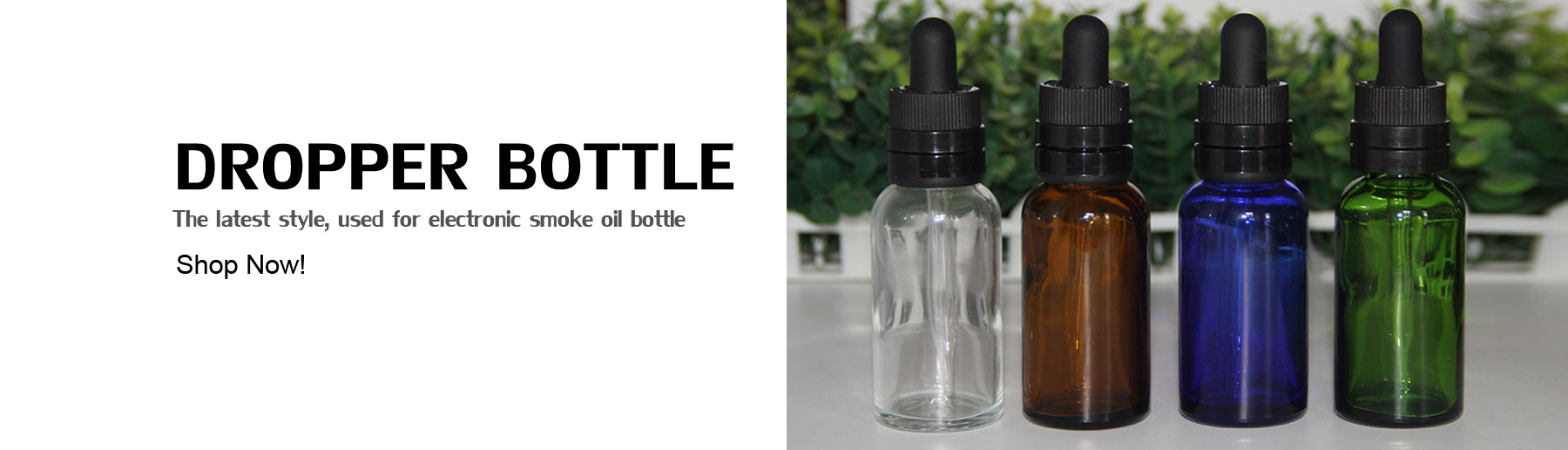 Glass dropper bottle Chinese factory