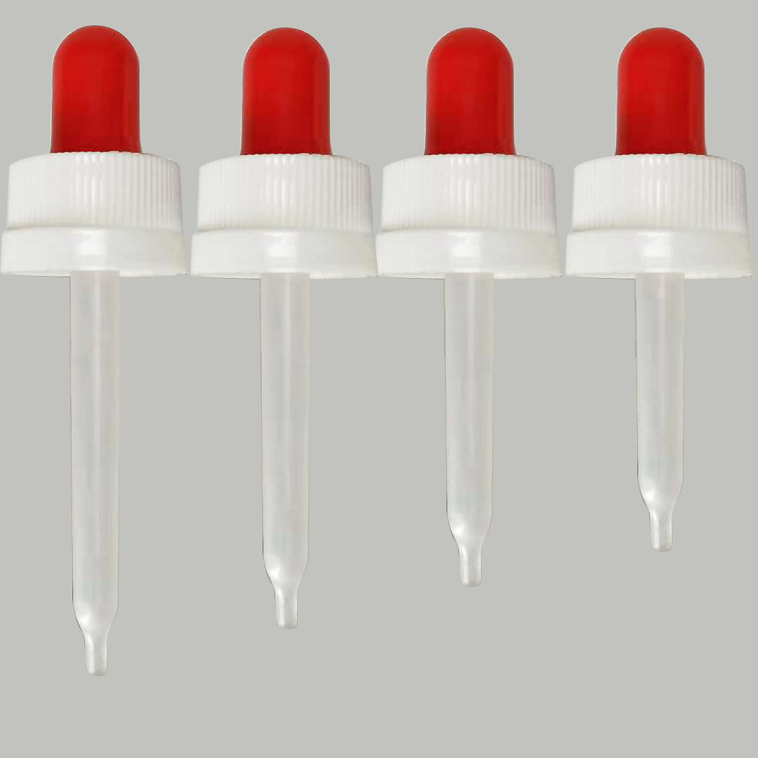 Aluminum - tamper-proof dropper caps