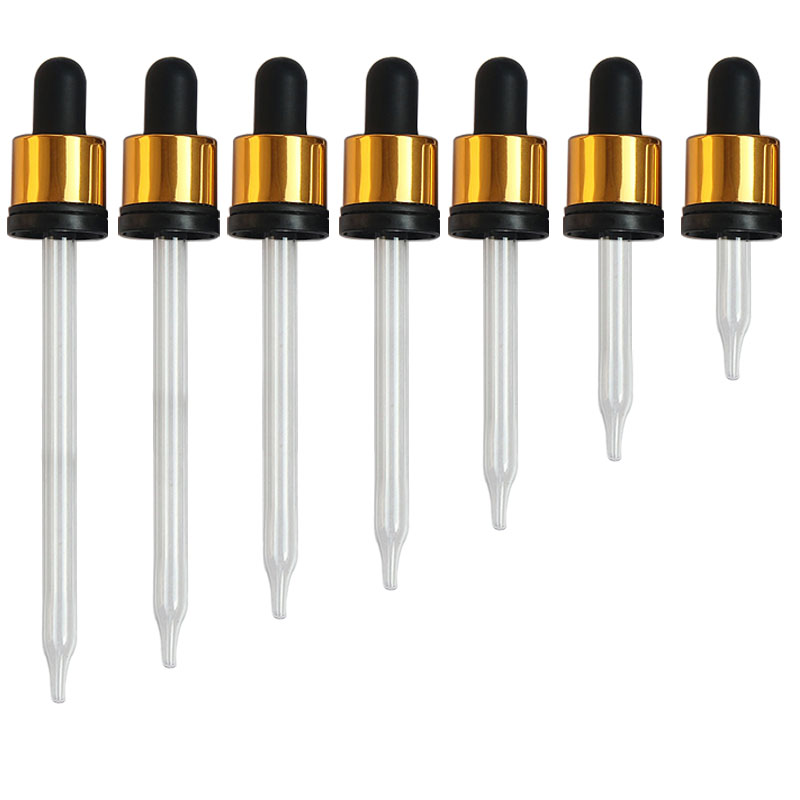 Aluminum - tamper-proof dropper caps