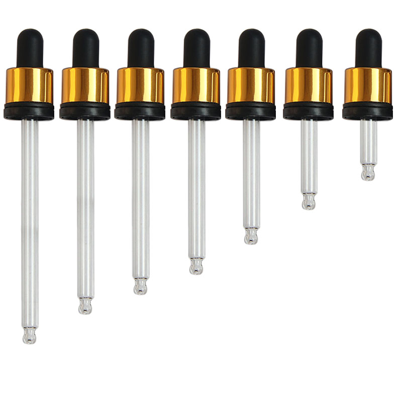 Aluminum - tamper-proof dropper caps